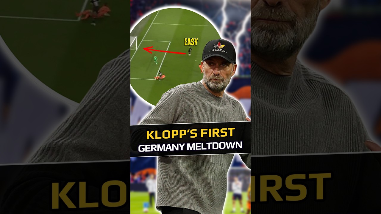 KLOPP’s Face After This Miss Said Absolutely Everything #nationsleague