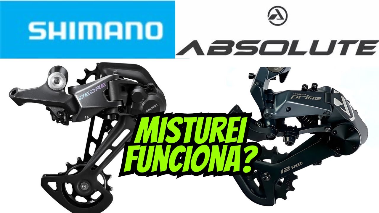 Será que funciona Câmbio Shimano com alavanca Absolute,  Como trocar e regular marchas da bicicleta