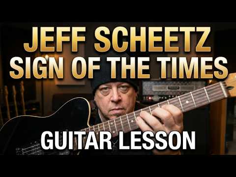 How to Play Sign of the Times by Jeff Scheetz (Guitar Lesson)