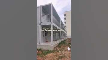Two storey container office school house villa #containerhouse #portablehouse #prefabhouse