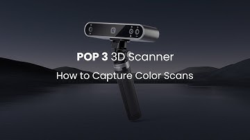 Revopoint POP 3 3D Scanner: How to Capture Color Scans