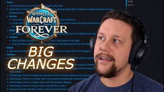 WoW Forever's First BIG Update - Class Changes