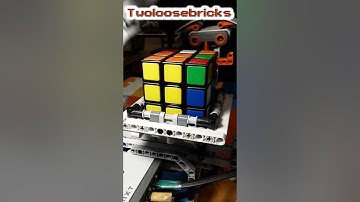 LEGO NXT Rubiks Cube Solver I made working at show