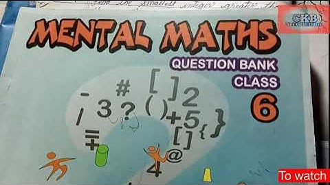 How to solve integers class 6 chapter 6. || Mental Maths || Q 1 to 5. NCERT. Mental maths integers.