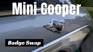 Mini Cooper: car badge replacement screenshot 1