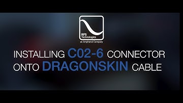 RFS Technologies using Manual Trimming Tool with C02 6 Connector on DragonSkin Cable