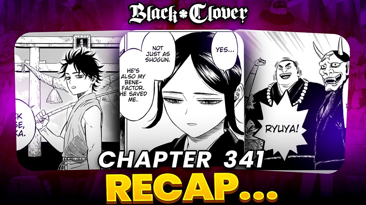 Black Clover Chapter 341: Asta Trains With Ryuzen Seven Members - youtube