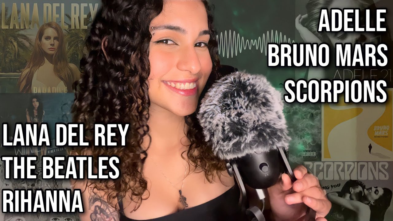 ASMR | CANTANDO MÚSICAS INTERNACIONAIS ATÉ VOCÊ DORMIR 🎶