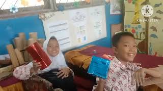 Membuat Lampion Bangun Ruang dari Kardus Bekas @sdn5ujanmas280