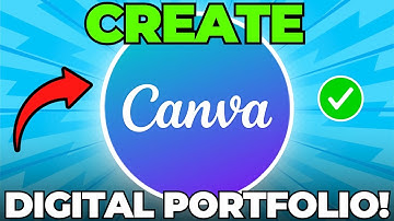 How to Create a Digital Portfolio in Canva (Quick & Easy)