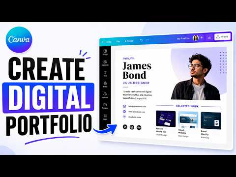 How to Create a Digital Portfolio in Canva (Quick & Easy)