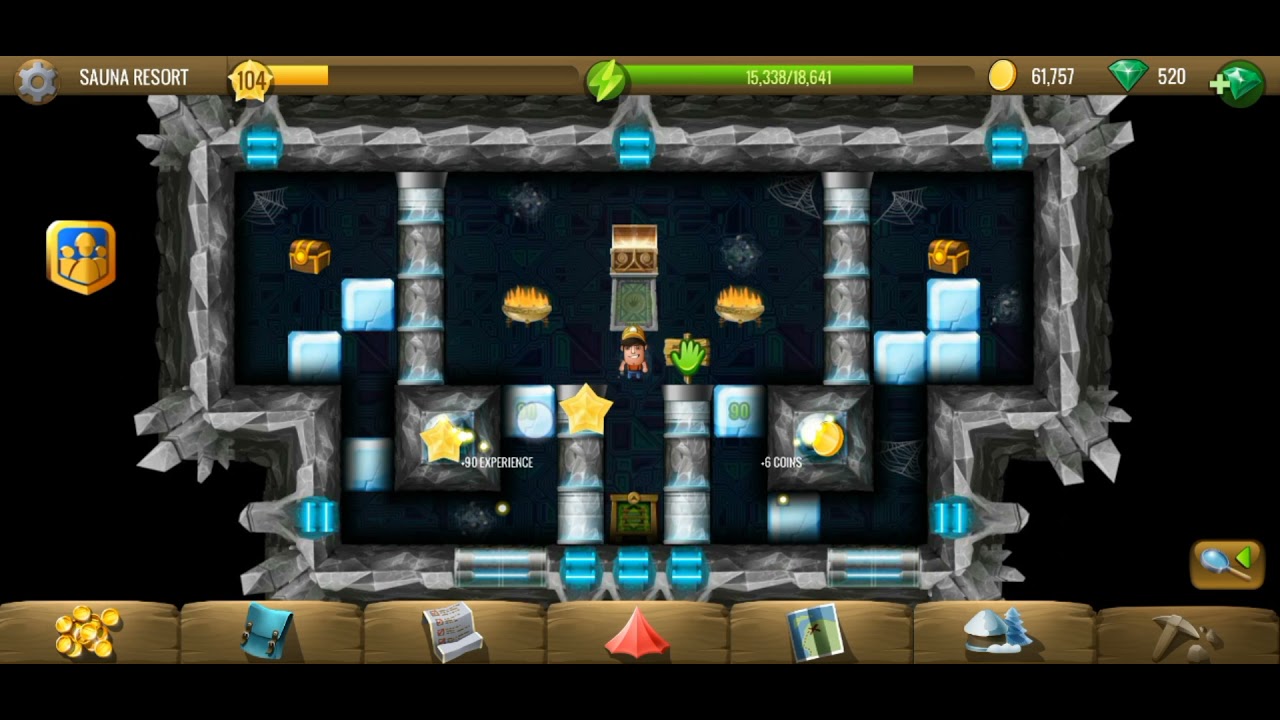 Diggy's fathers quest sauna resort