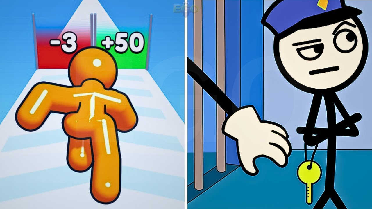 Tall Man Run Vs. Thief Puzzle | Epic Gamer’s Odyssey | Max Gameplay Walkthrough  #0638