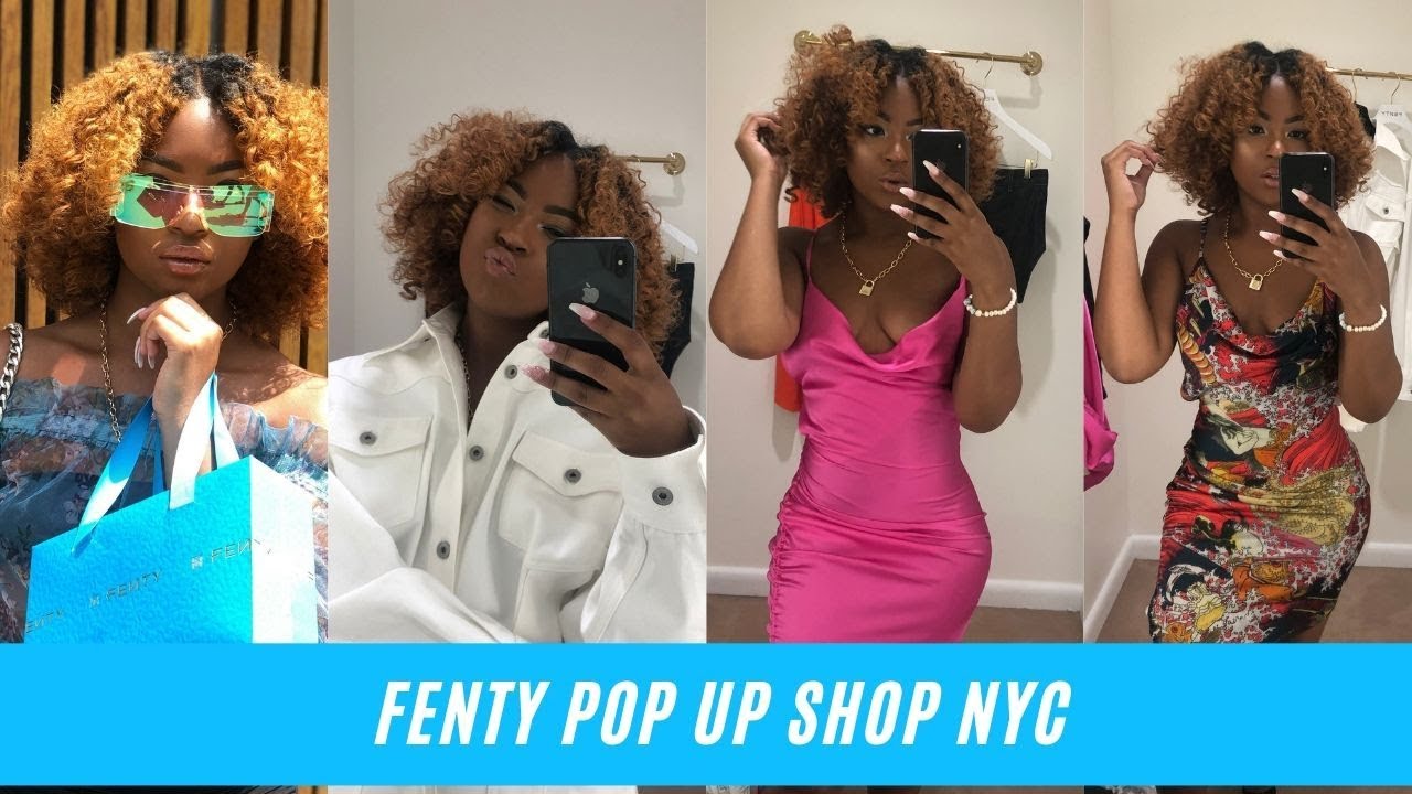 FENTY POPUP SHOP NYC 2019 Summer Vlog 3 YouTube