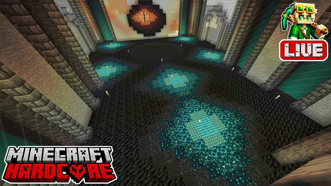 🔴 LIVE 🔴 Building a Warden Throne in my 53,500 Day Hardcore Minecraft World