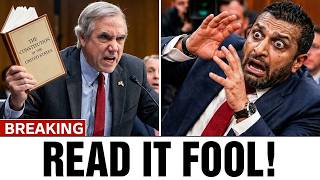 Kash Patel STUMBLES as Jeff Merkley Drops 7 Brutal Constitution Questions in Heated Hearing