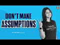 Stop Making Assumptions | Realize Your Weak Areas | Vani Ma'am #Shorts | Vedantu Biotonic