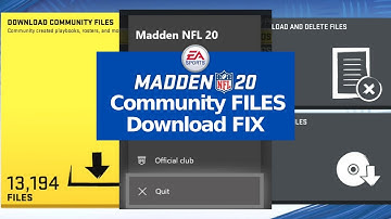 MADDEN 20 COMMUNITY FILES WON
