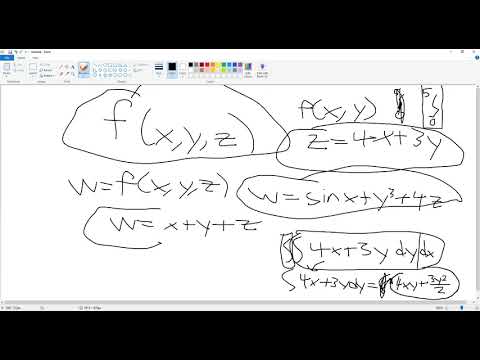 Indefinite integration of a function of multiple variables