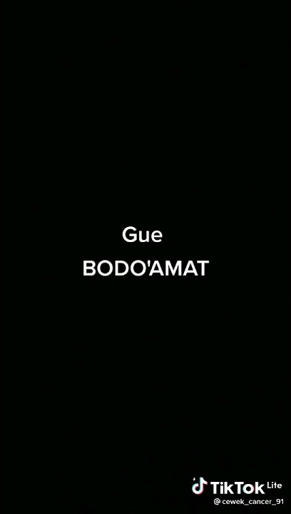 LAGU GW BODO AMAT 🙏
