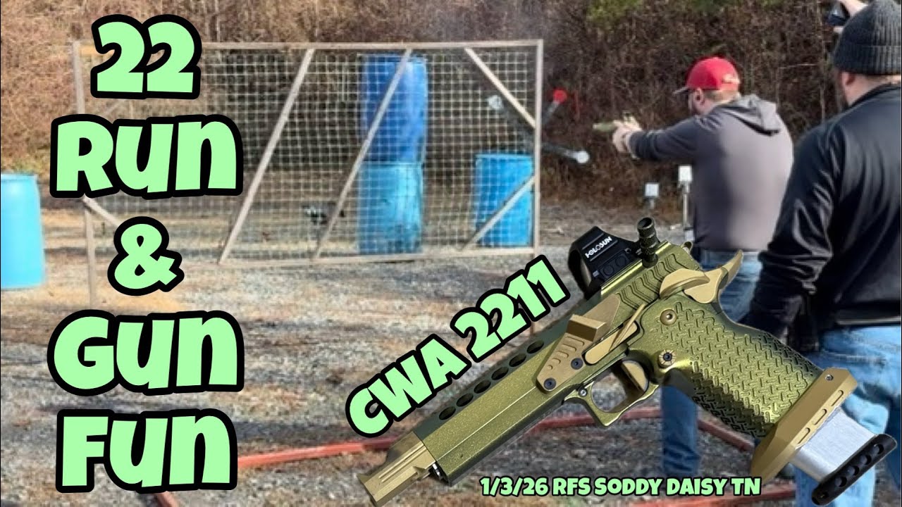 22. Веселая стрельба на ходу с моим CWA 2211