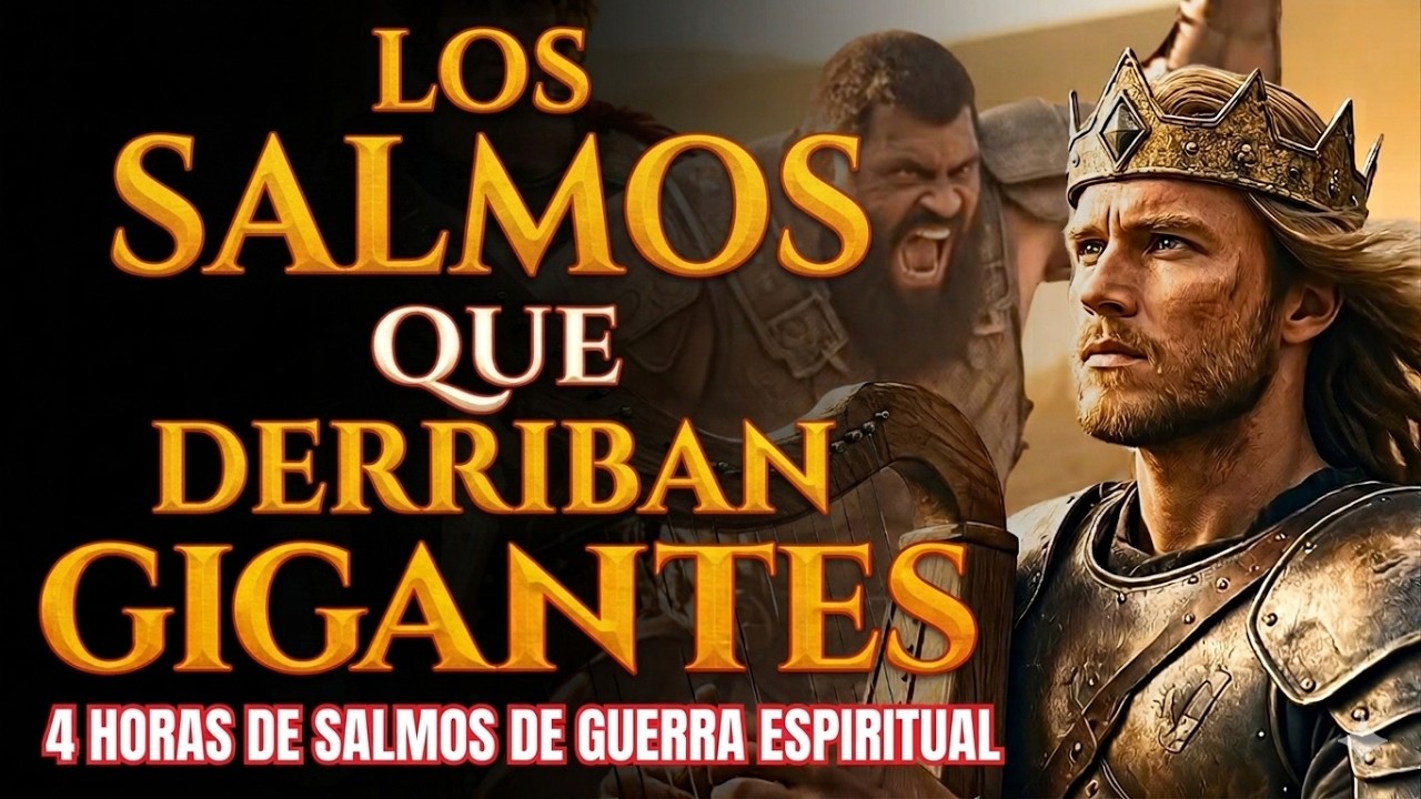 4 HORAS DE SALMOS DE GUERRA ESPIRITUAL | Salmos que David Cantaba Con Poder #músicahebrea