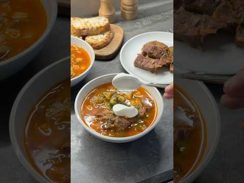 Рецепт борща с листьями свеклы