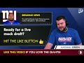 🚨LIVE: New York Giants Trade Dexter Lawrence To Cincinnati Bengals - Instant Reaction + Analysis