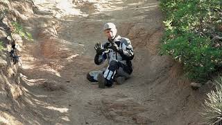 Techniques for riding up rock hills