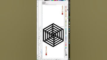 How to create a 3D Hexagon Logo in Coreldraw | Hexagon Design in Coreldraw #3dlogo #coreldraw #logo
