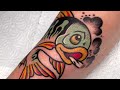 Traditional Fish Tattoo | Time Lapse
