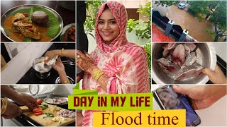 Our area flooded for this year rain / day in my life / tirunelveli flood / zulfia's  recipes