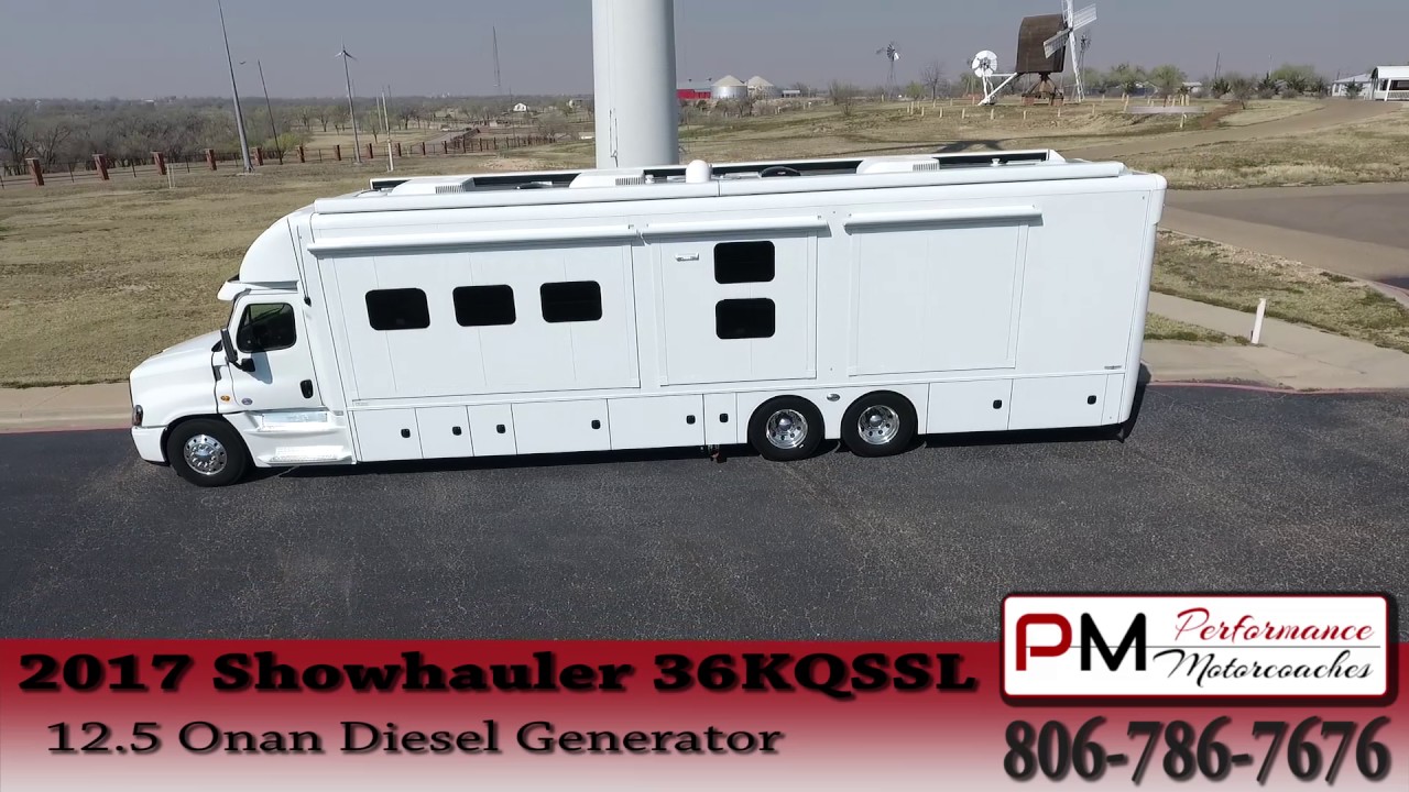 Showhauler Custom Motorhome RV Performance Motorcoaches 1639 YouTube