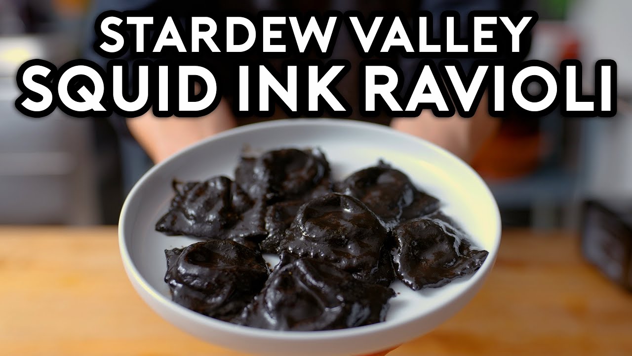 ⁣Squid Ink Ravioli from Stardew Valley | Arcade with Alvin