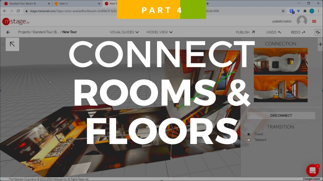 Create multi-room & multi-floor 3D virtual tours | Basics - Part 4