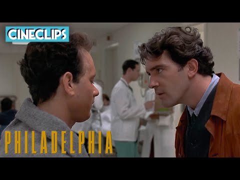 Philadelphia | Miguel interroga al Doctor de Andy | CineClips| Con subtitulos