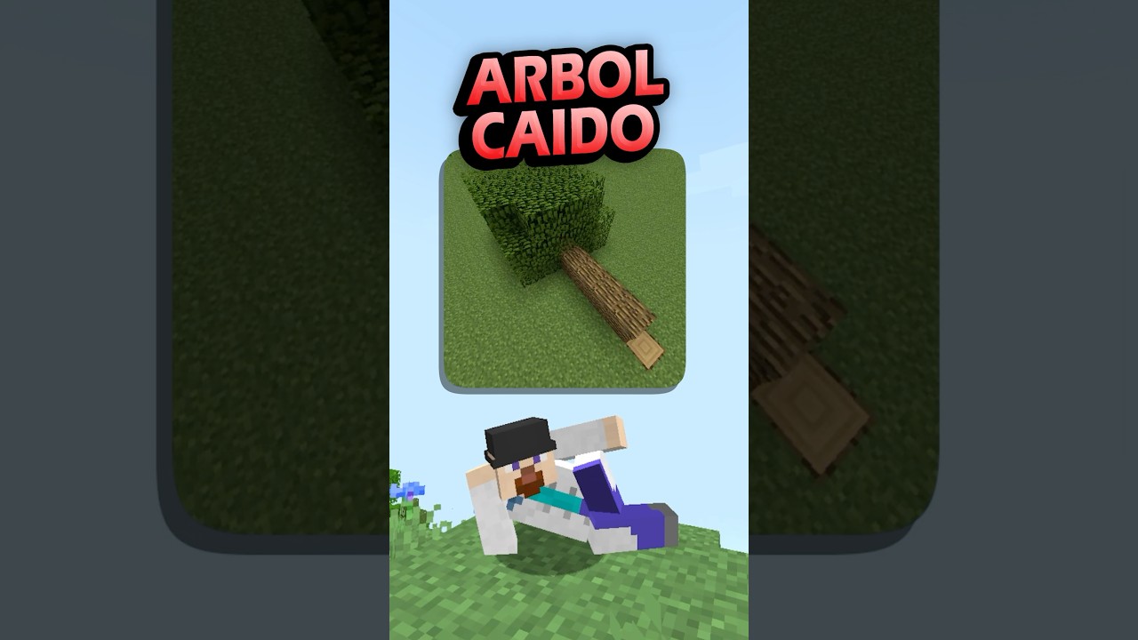 Los ÁRBOLES CAÍDOS de #minecraft