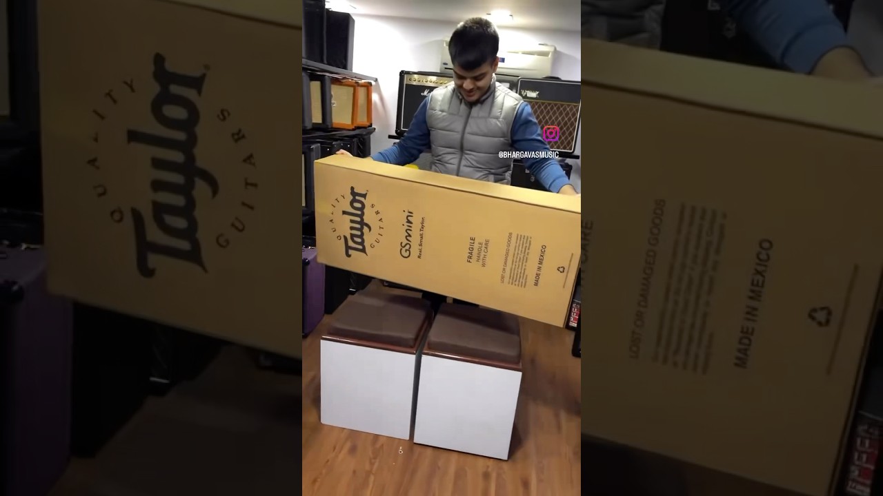 Taylor GSmini Acoustic Guitar….fresh arrival at Bhargava’s Music Delhi 