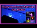 Tesoky Star Light Nebula Lights Projector (DQ-M2) Remote Control and Bluetooth Music Speaker REVIEW