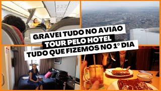 NOSSA PRIMEIRA VIAGEM DE AVIÃO - 1º DIA EM SÃO PAULO, ALMOÇAMOS NO OUTBACK, FILME NO CINEMA!