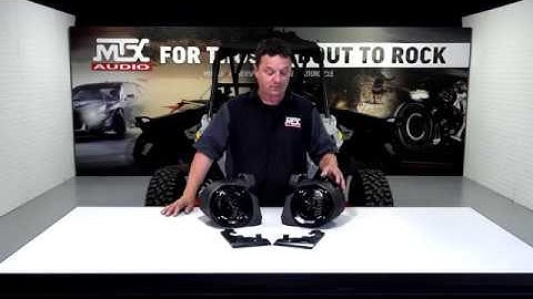 MTX THUNDER3 Audio Kit Installation for 2019+ Polaris RZR Vehicles with Ride Command
