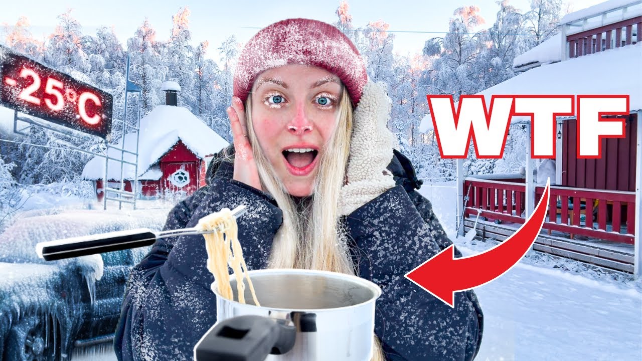 Expériences INSENSÉES à –20°C en Laponie ❄️😱