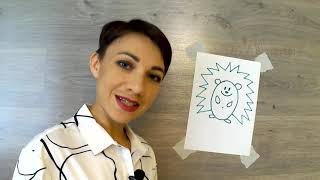 Как нарисовать ежика Рисуем животных для детей