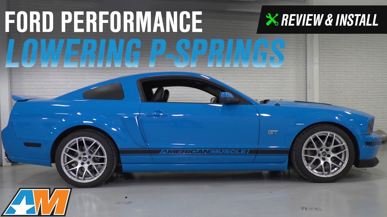 Ford Performance Mustang GT 5.0 V8 Eibach Lowering Spring Kit