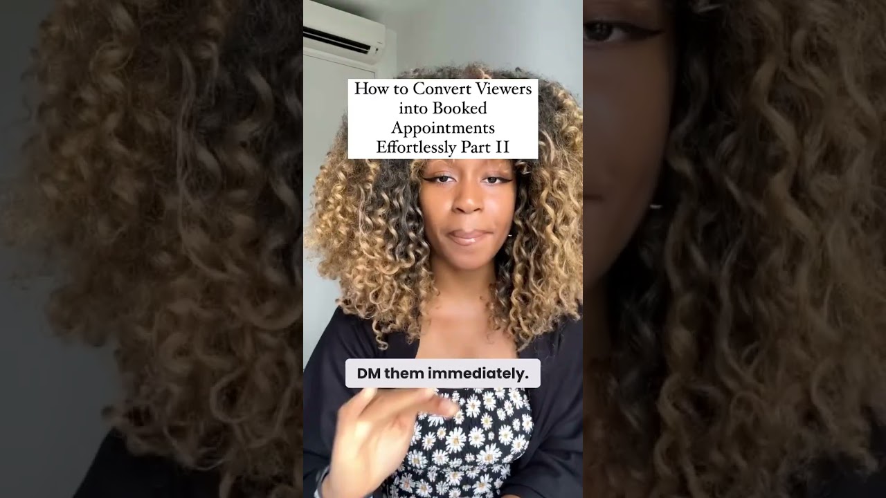 THIS is how to Convert viewers into booked appointments effortlessly 