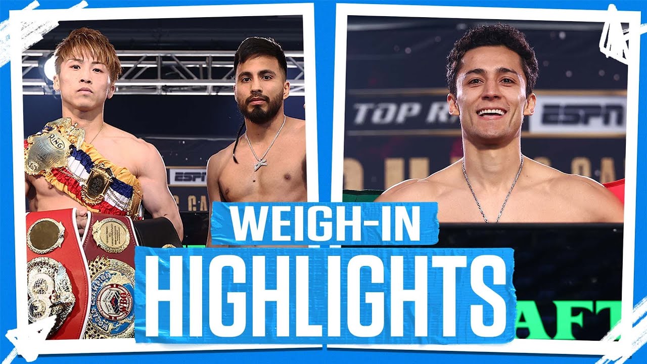 Naoya Inoue vs Ramon Cardenas | FULL WEIGH-IN HIGHLIGHTS - YouTube