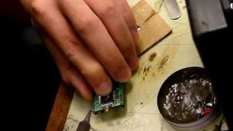 Soldering ATMEGA8535 TQFP44