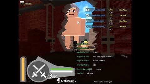 the easiest way to kill titans (attack on titan downfall roblox!)