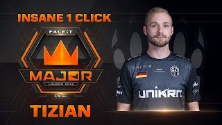 tiziaN insane 1 click vs Renegades (FACEIT Major: London 2018) screenshot 4