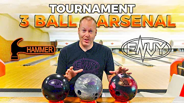 The Best 3 Ball Arsenal for Bowling Tournaments? Hammer Envy Series Explained.